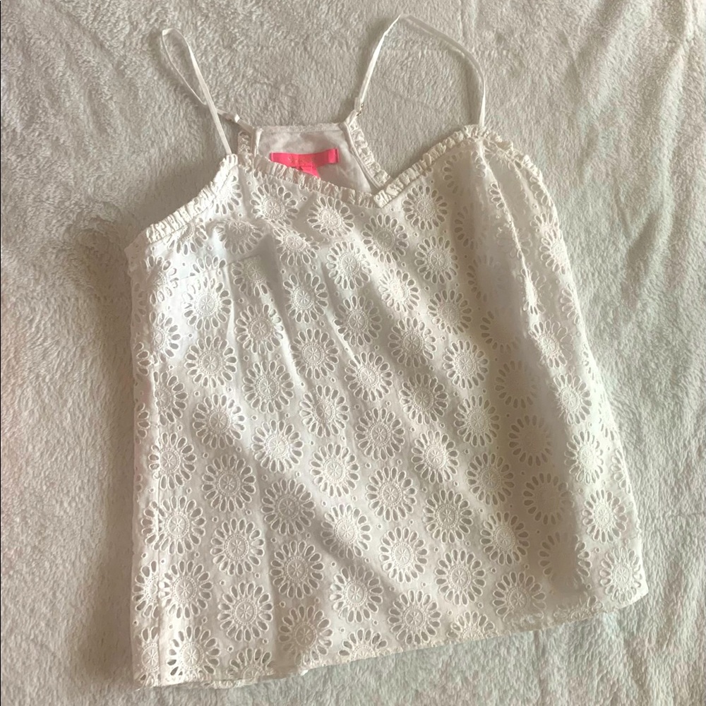 White Lilly Pulitzer top size xs